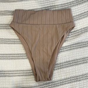 Aerie High Waisted High Cut Bikini Bottoms